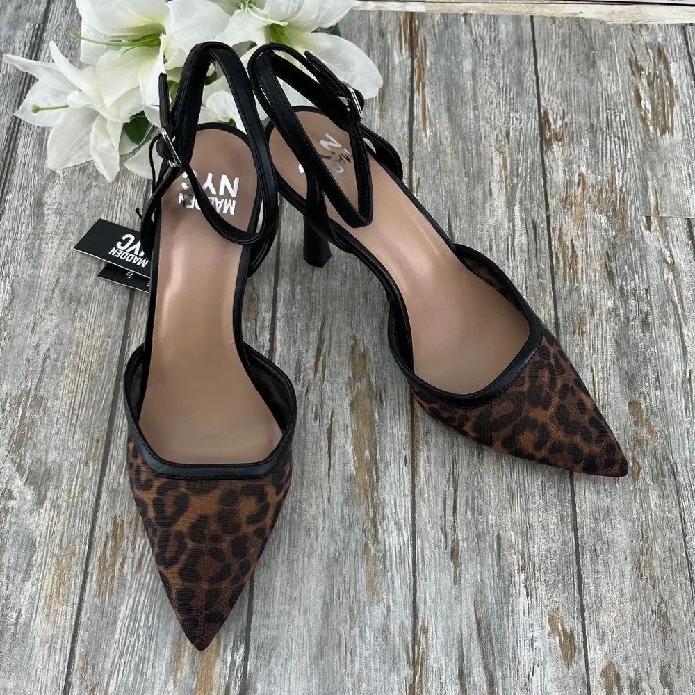 Madden Mesh Pointed Toe Stiletto Heels Shoes Size 11